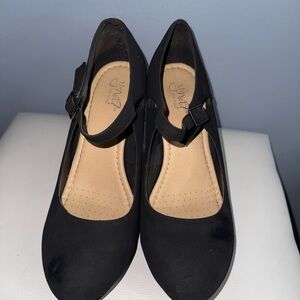 YINER Classic Black Mary Jane Flats